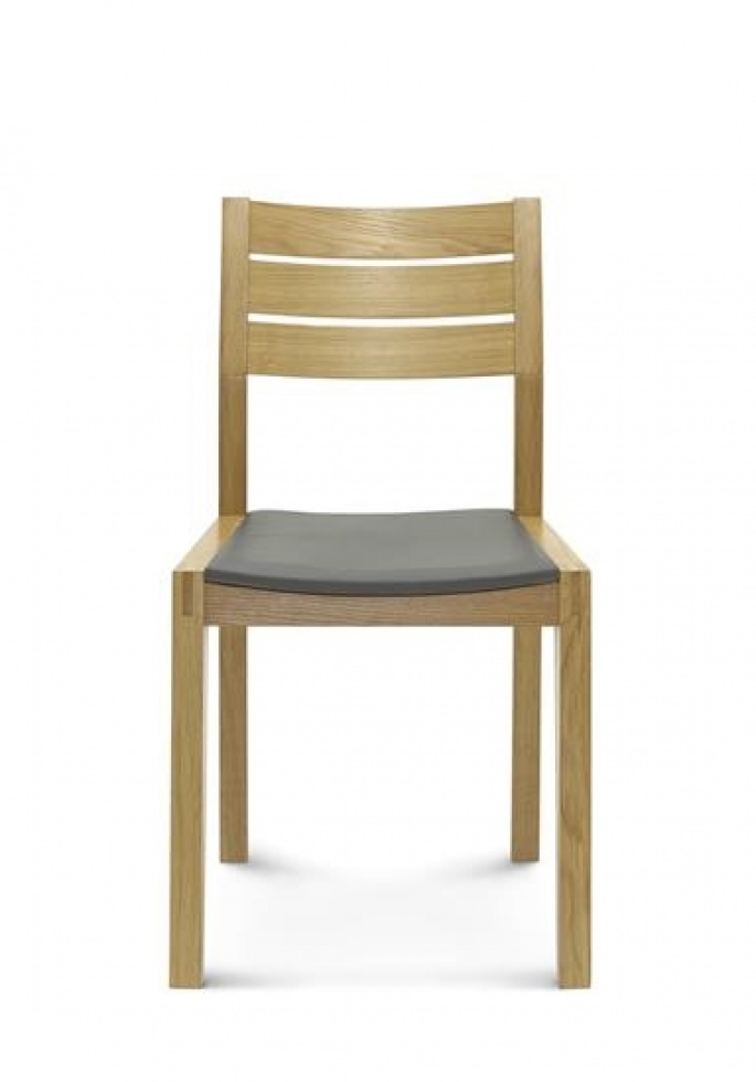 Krzesło Fameg Lennox A-1405 dąb, tapicerowane siedzisko