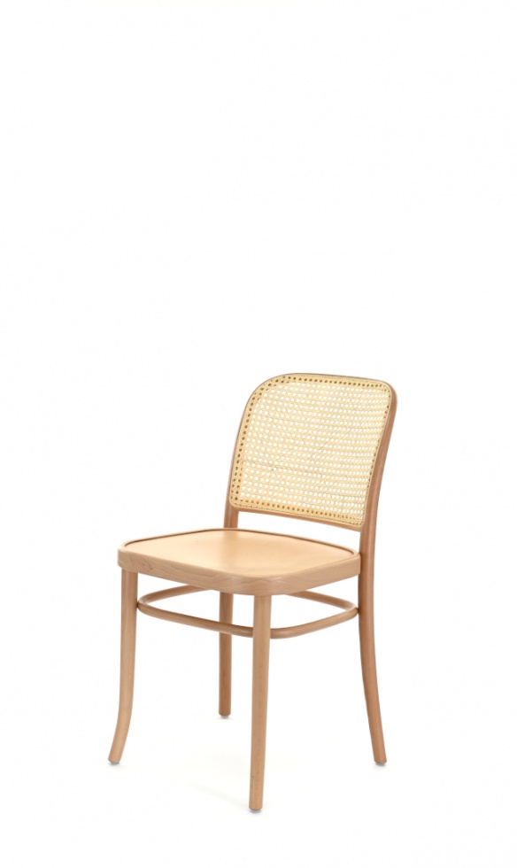 Krzesło A-811/1 buk , wyplatane oparcie, tapicerowane siedzisko, Fameg